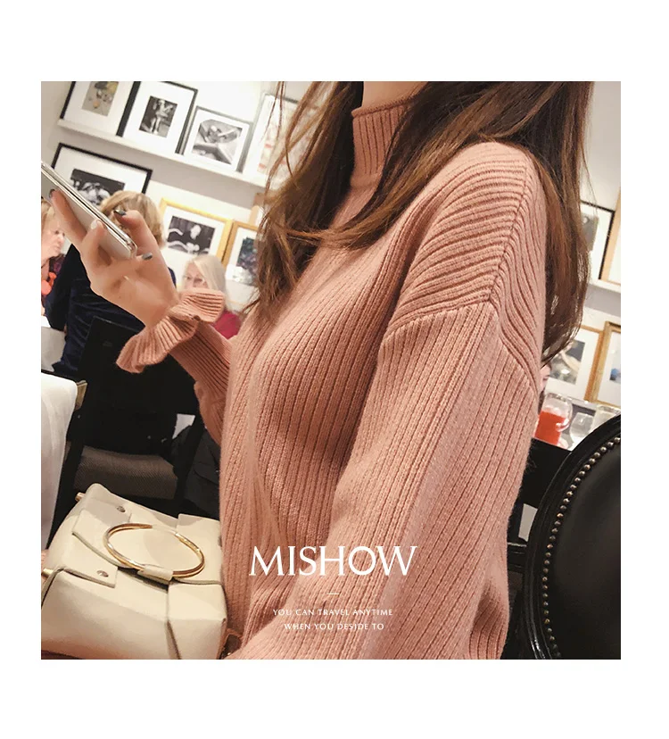 Mishow Трикотажные платья демисезонное платье-джемпер MX18D5713