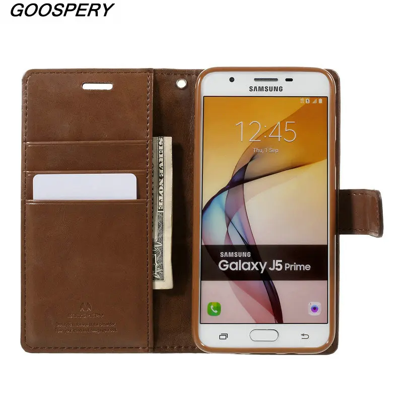 Для Samsung Galaxy J5 Prime чехол оригинальный Mercury Goospery Blue Moon кожаный для Prime/ on5