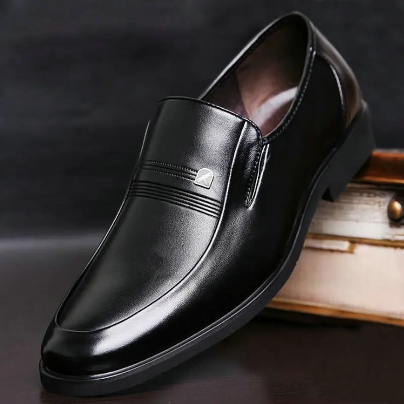 

Brand Fashion Mens Flats Shoes Casual British Style slip on driving Business Shoes Men Dress oxfords Leather Shoes LM-27