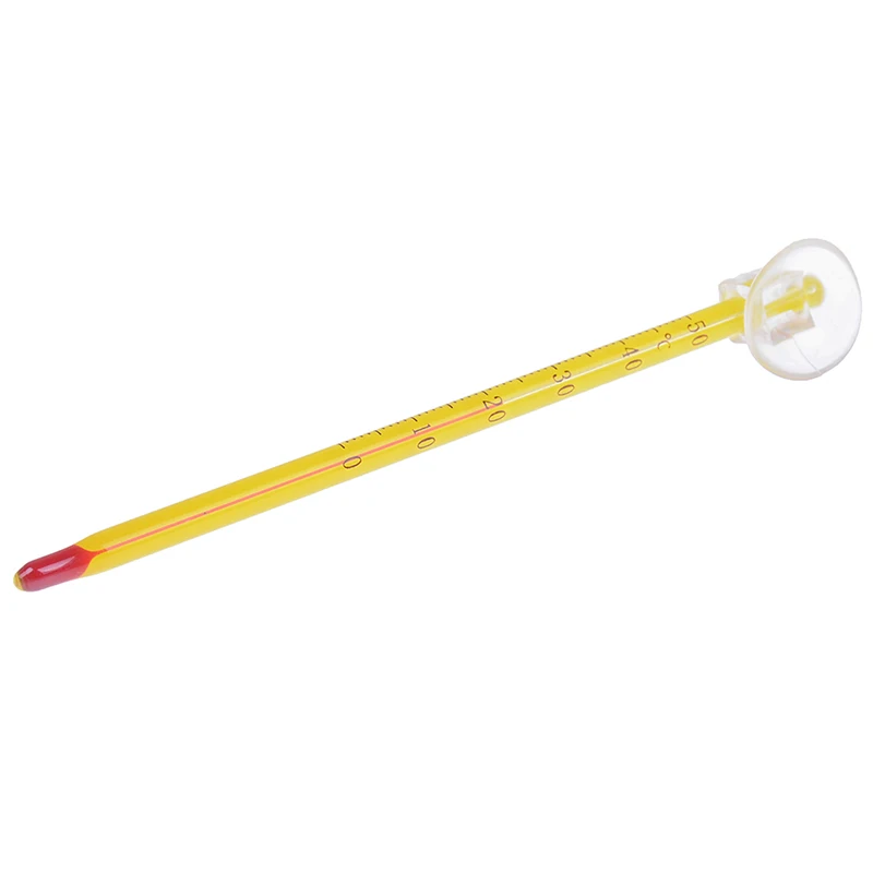 Аксессуары для аквариума погружной стеклянный термометр с присоской гидрометр