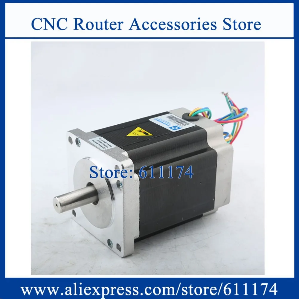 

Nema23 2-phase stepper motor 57BYGH311-01 (New Model 57BHH76-300D-25C) CNC Router Stepper Motor with shaft diameter 6.35mm