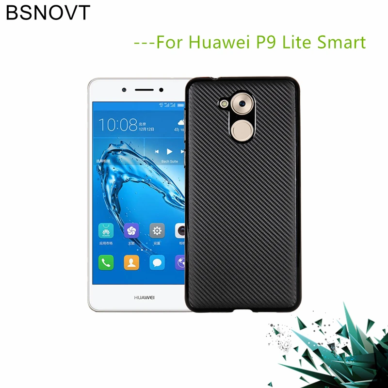 Huawei P9 Lite Smart Case Soft Carbon fiber Slim TPUPhone For Cover Honor 6C / Nova Enjoy 6S |