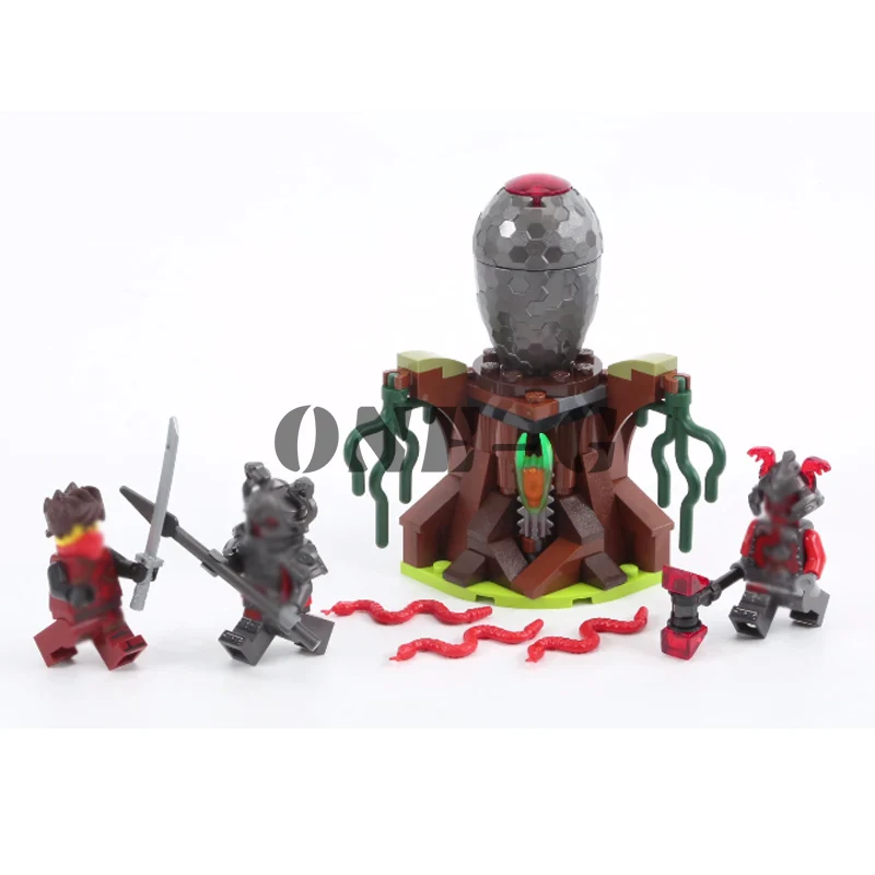 Совместимость с legoinglys ninjago 70621 строительные блоки 06047 113 шт кирпичи Vermillion атака
