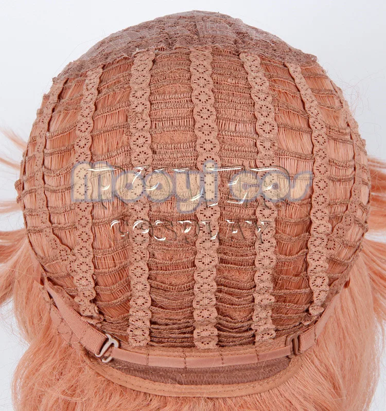 

Magical Girl Raising Project Murota Tsubame Cosplay 100cm Long Straight Wig Braided Synthetic Wig Anime Orange Pink Mixed