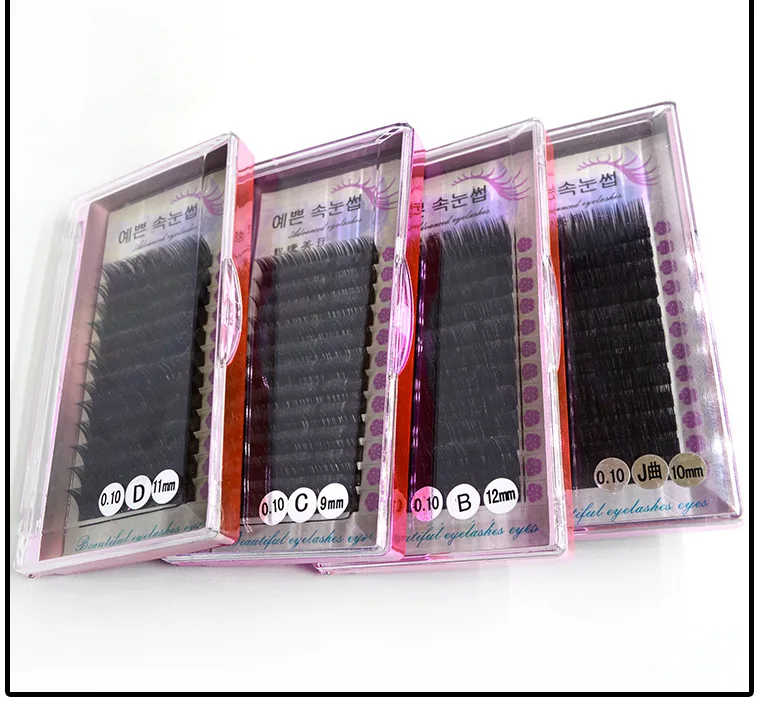 1 шт. плоские ресницы для наращивания Индивидуальные Накладные естественные