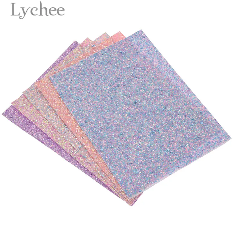 Lychee Life 15x21 см A5 объемная искусственная ткань Высококачественная швейная