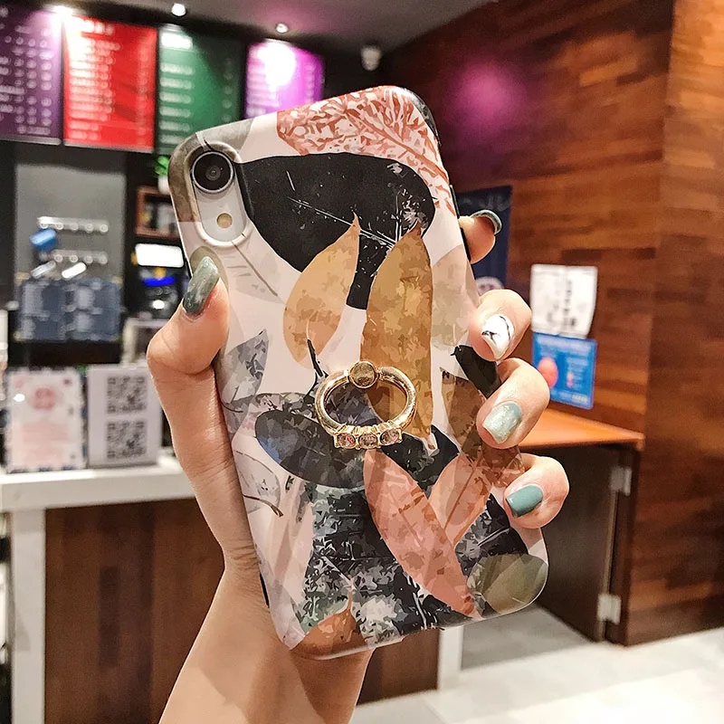 Чехол для телефона с тропическими листьями iPhone 6 6S 7 8 Plus 11 Pro Max X XR XS MAX оболочка
