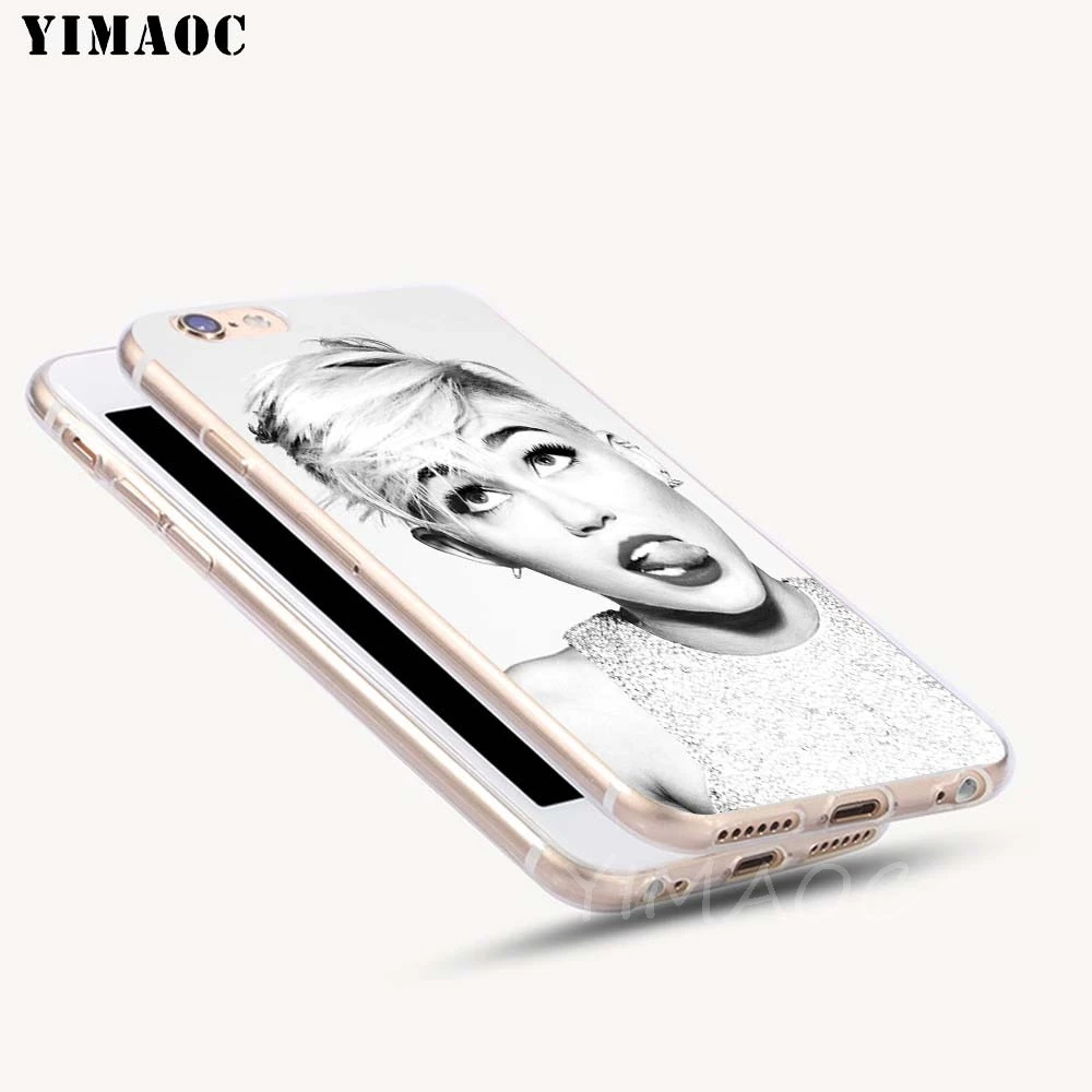 Мягкий чехол YIMAOC Miley Cyrus из ТПУ и силикона для iPhone 8 7 6 6S Plus 5 5S SE X XR XS 11 Pro Max |