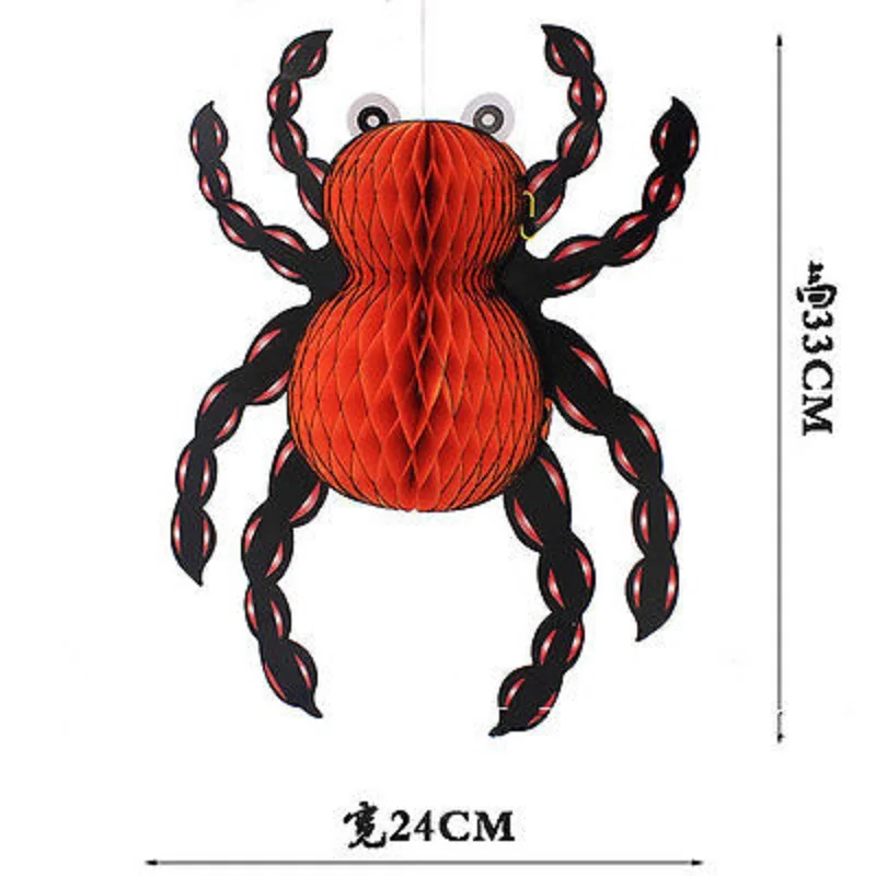 Новинка Хэллоуин подвесной фонарь летучая мышь паук форма призрака бумажное