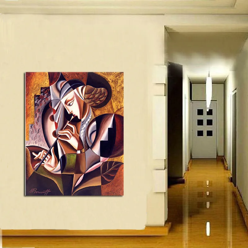 Ручная роспись Абстрактная Женская картина маслом 100% ручная работа Холст