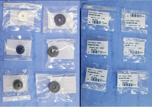 

High quality Fixing Cleaning Gears for Konica Minolta BH600 700 750 601 751 6pcs/set Gear