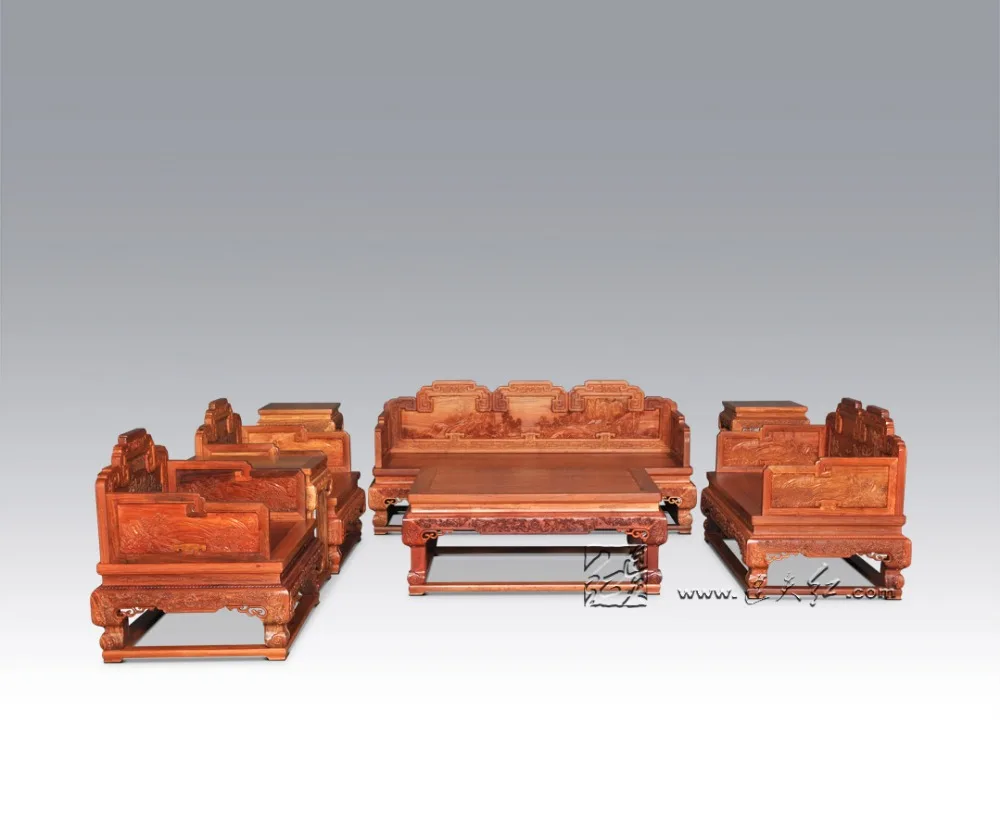 Роскошный комплект для гостиничной гостиной диван кровать китайская мебель из