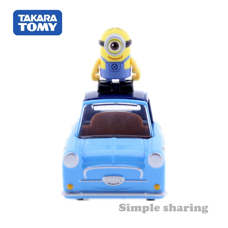 Takara Tomy Dream TOMICA Ride On R03 Гадкий я Стюарт и счастливый автомобиль литый под давлением
