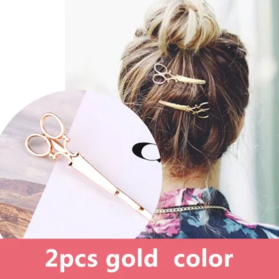 2pcs gold Заколки для волос для женщин и девочек, имитирующие жемчужные заколки для волос, свадебные заколки для волос, заколки для волос, инструменты для укладки, принадлежности для плетения G0302 - Цвет: 2pcs gold