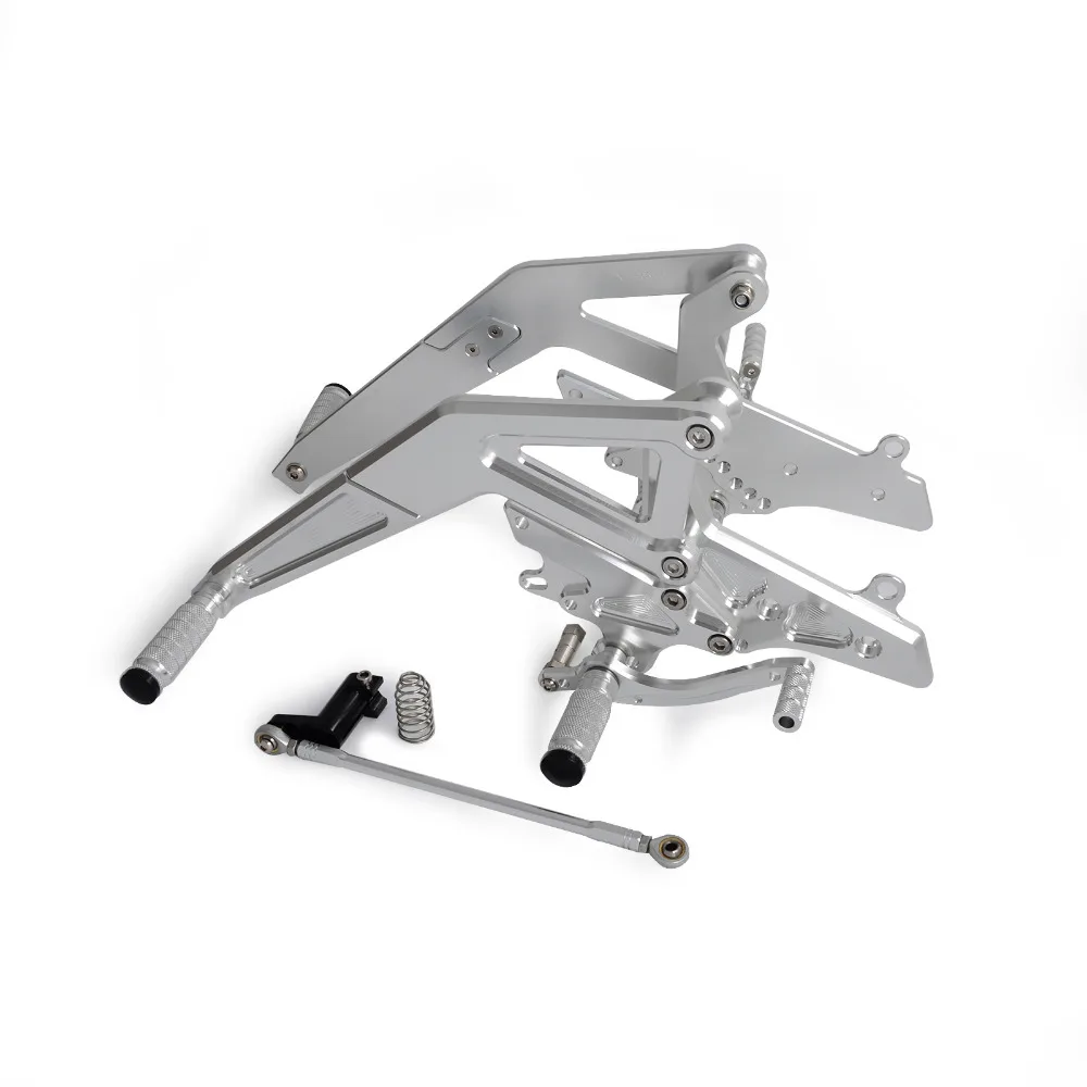 NICECNC ЧПУ сзади наборы для ухода за кожей ног подножки Kawasaki Ninja 650 EX650 ER6F ER6N 2012-2016 2013