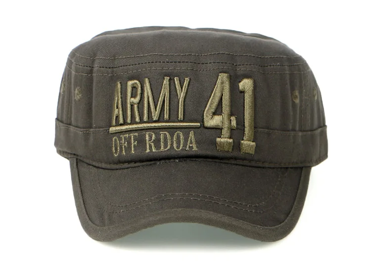 Летняя шляпа, военные шапки, армейские мужские кепки, камуфляжные, 41 надпись, вышивка, дизайн gorra hombre, snapback, темно-синие, военные - Цвет: Серый