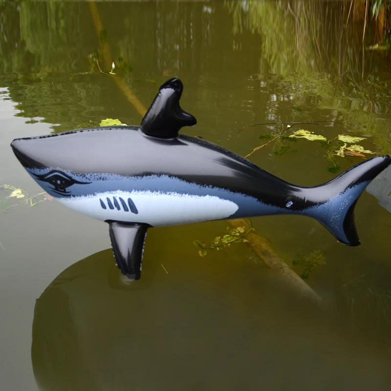 Надувная Модель акулы надувные морские животные Жестокие черные подвесные