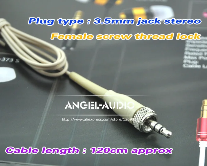 Высококачественный телесный бежевый ушной крючок женский винт 3 5 мм разъем