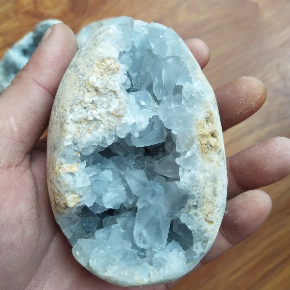 628 г/1568 г натуральный камень Небесный Кристалл кластер geode пещера яйцо целебные
