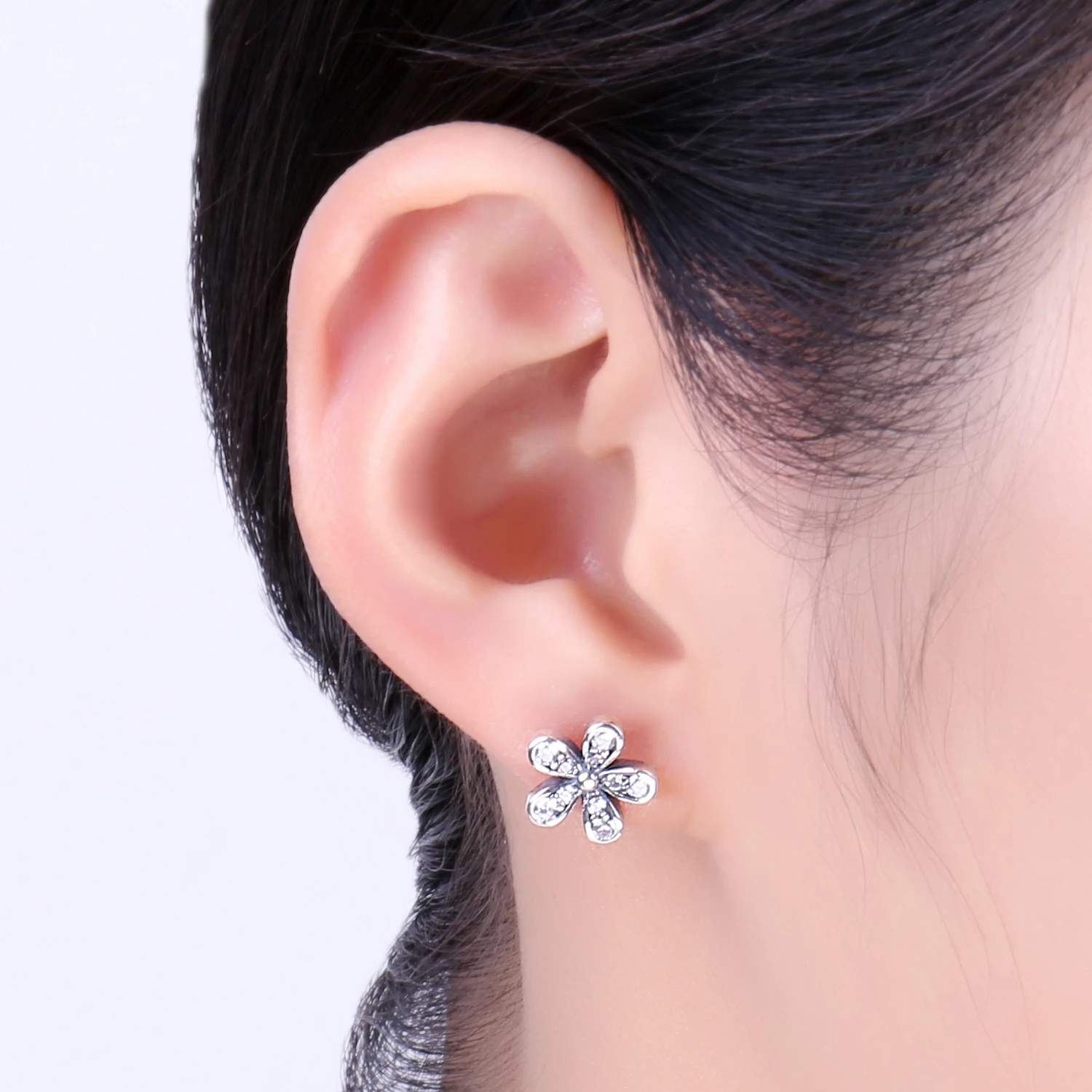 Jewelrypalace стерлингового серебра 925 Ослепительная Дейзи серьги серебро 2018 Модные