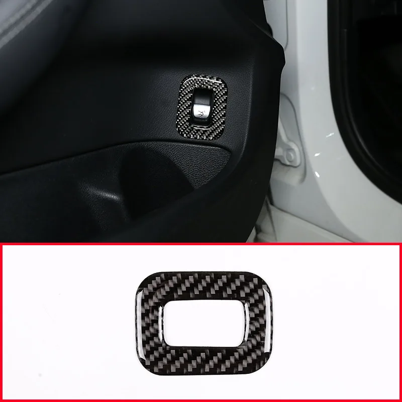 Реальные углеродного волокна со стороны водителя Taildoor переключатель рамка