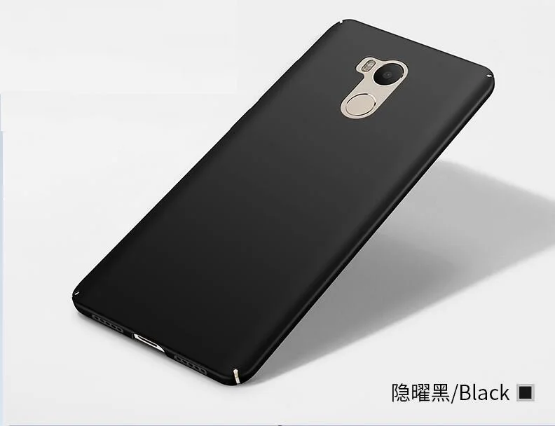 Роскошные Жесткий Пластик Матовый Case для Xiaomi redmi 4 Pro Простые случаях Для Полный