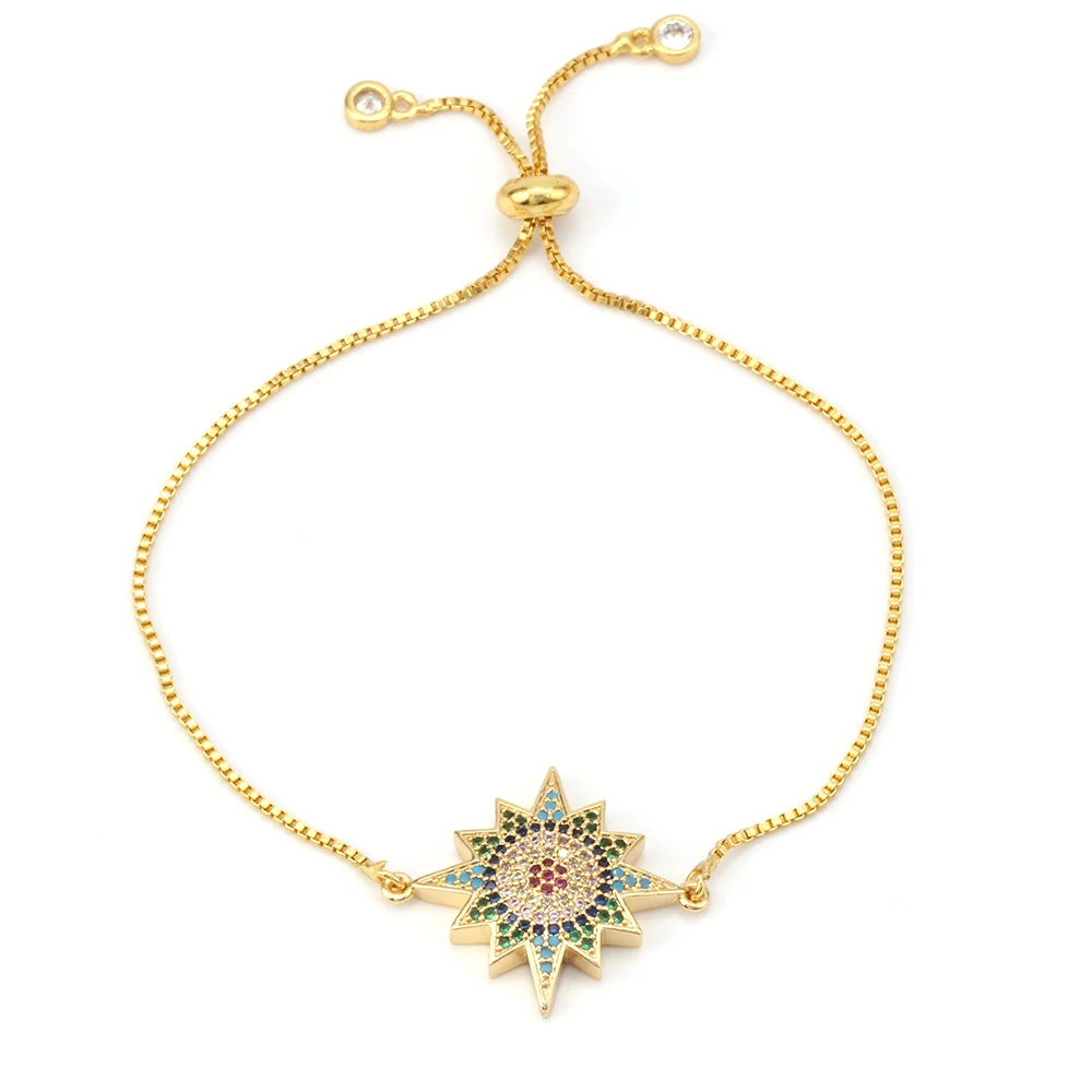 Wish Card разноцветный браслет с морской звездой и регулируемый женские браслеты