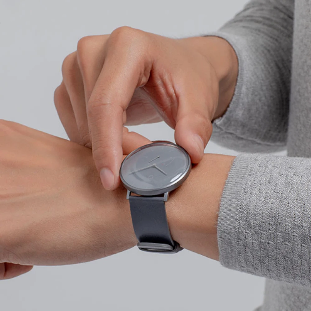 Original Xiaomi Mijia Quartz Smart Watch Bluetooth 4.0 Intelligent Reminder Pedometer Mechanical IP67 Waterproof Smartwatch | Электроника