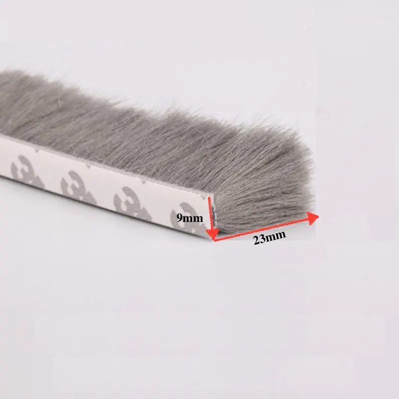 Самоклеющиеся уплотнительные прокладки из шерсти уплотнения для ворса оконный