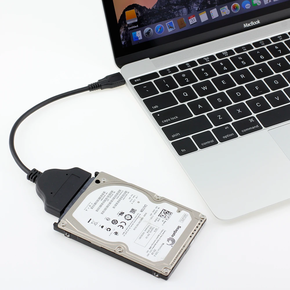 Кабель адаптер для Macbook USB 3 1 Type C Male SATA 22 Pin 2 5 дюйма жесткий диск SSD OTG 20 см SATA2|usb 3.1|usb