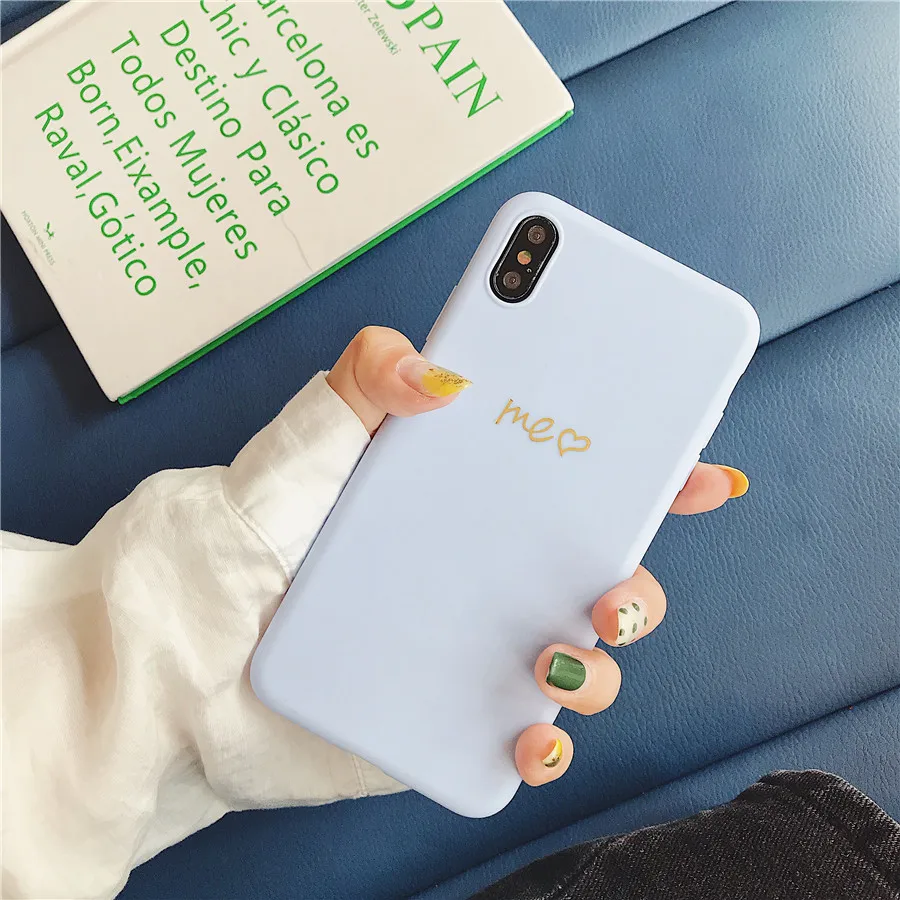 Чехол для любителей горячего тиснения iPhone X XS Max XR мягкий чехол из ТПУ 8 7 Plus 6 6S