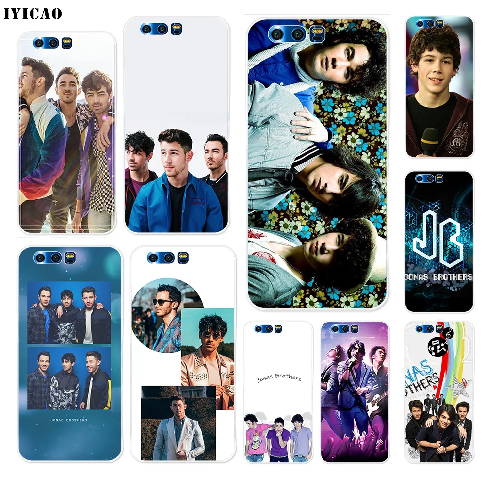 Мягкий силиконовый чехол IYICAO Rock band Jonas Brothers для Huawei Y9 Y7 Y6 Prime 2018 Honor 8C 8X 8 9 10 Lite 7X 7C 6A 7A