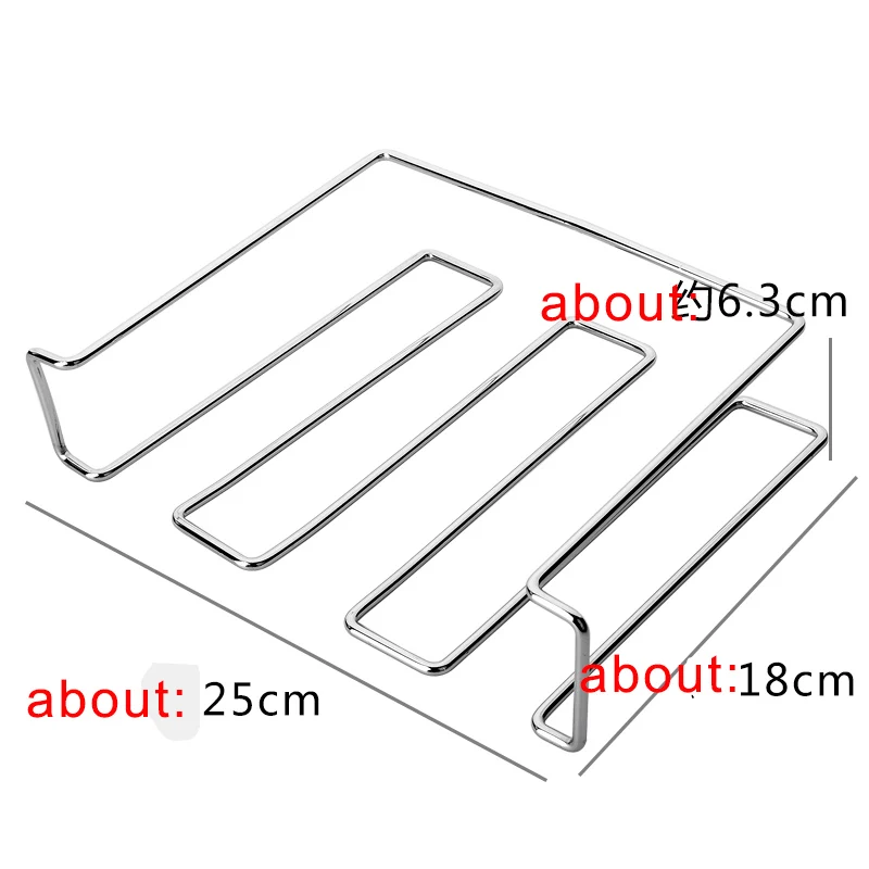 Нержавеющая сталь шкаф с подвесной полкой крюком вешалка для посуды крючком