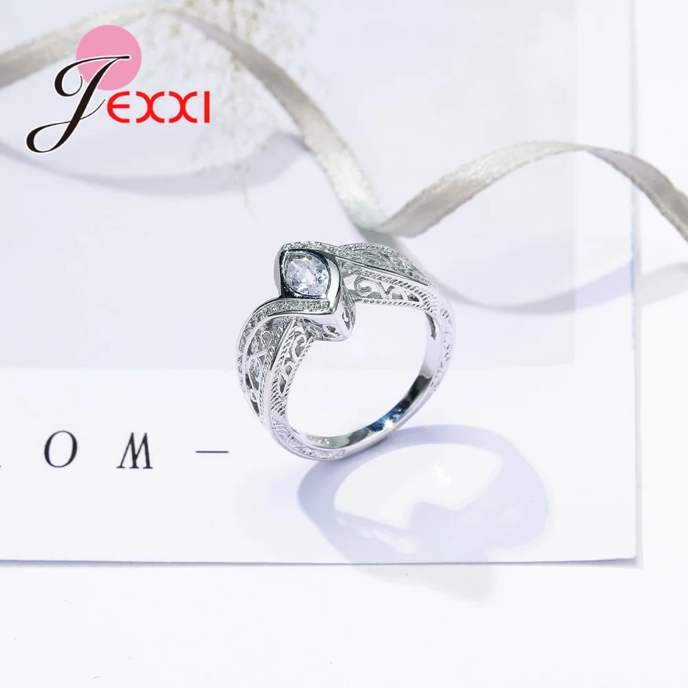 Женское кольцо из серебра 925 пробы с фианитом|engagement bands|ring jewelryband ring |