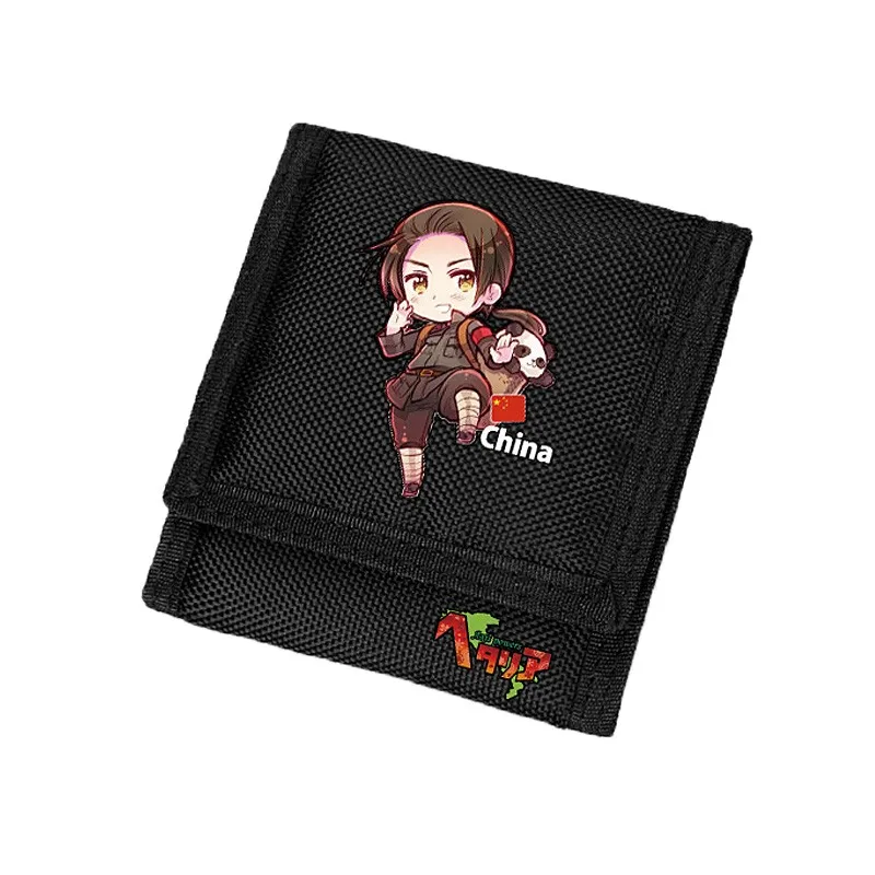 Type D MeanCat держав оси Portefeuille Homme мультфильм кошельки японского аниме Hetalia APH кошелек - Цвет: Type D