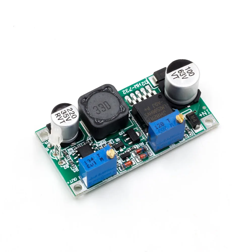 Новый LM2596HV DC понижающий CC CV Регулируемый блок питания 1 25 30 в 15 Вт|Интегральные