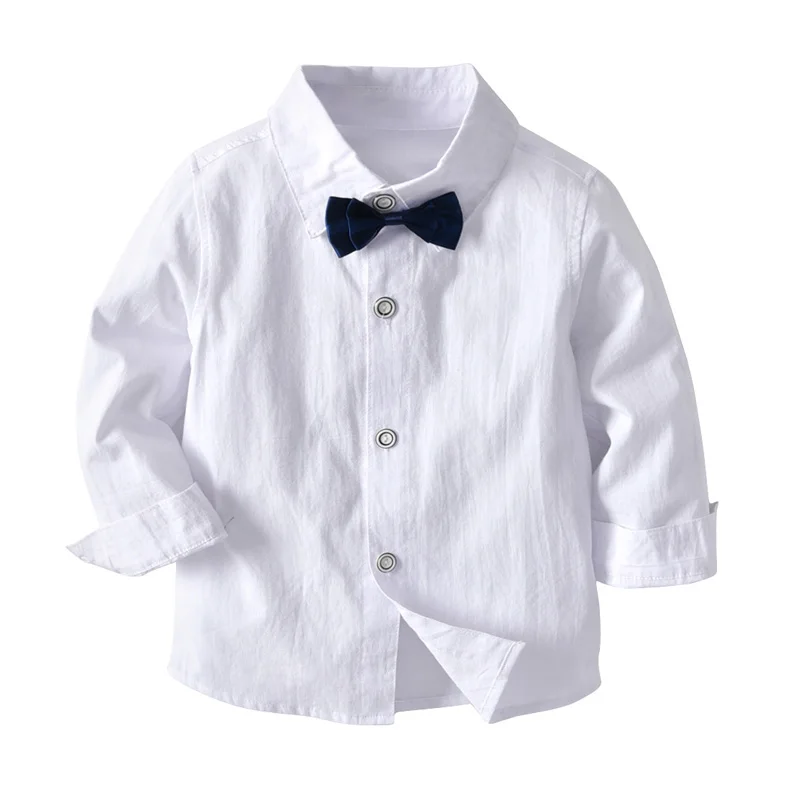 Toddler boy clothes gentleman suit kids wear Long Sleeve white shirt+Pant+Vest 3pcs/set children clothing set baby dress |