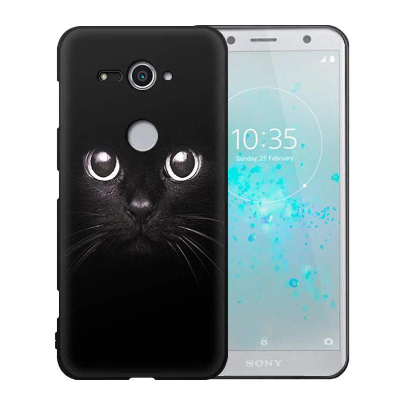 JURCHEN Phone Case For Sony Xperia XZ2 Compact TPU Soft Silicone Back Cover Dual H8314 H8324 |