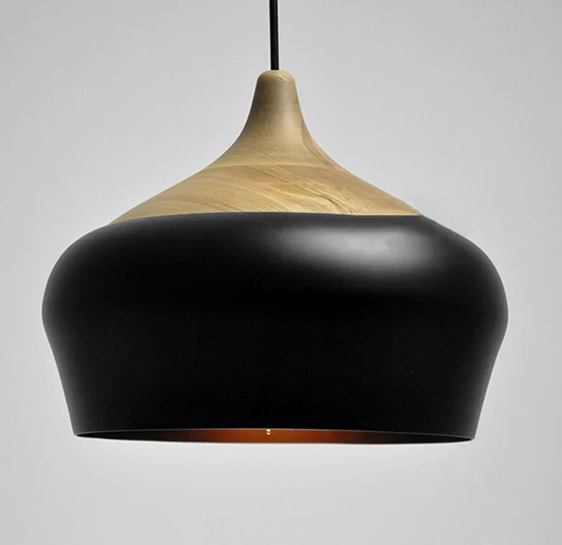 Современная простая деревянная люстра в европейском стиле креативная лампа с