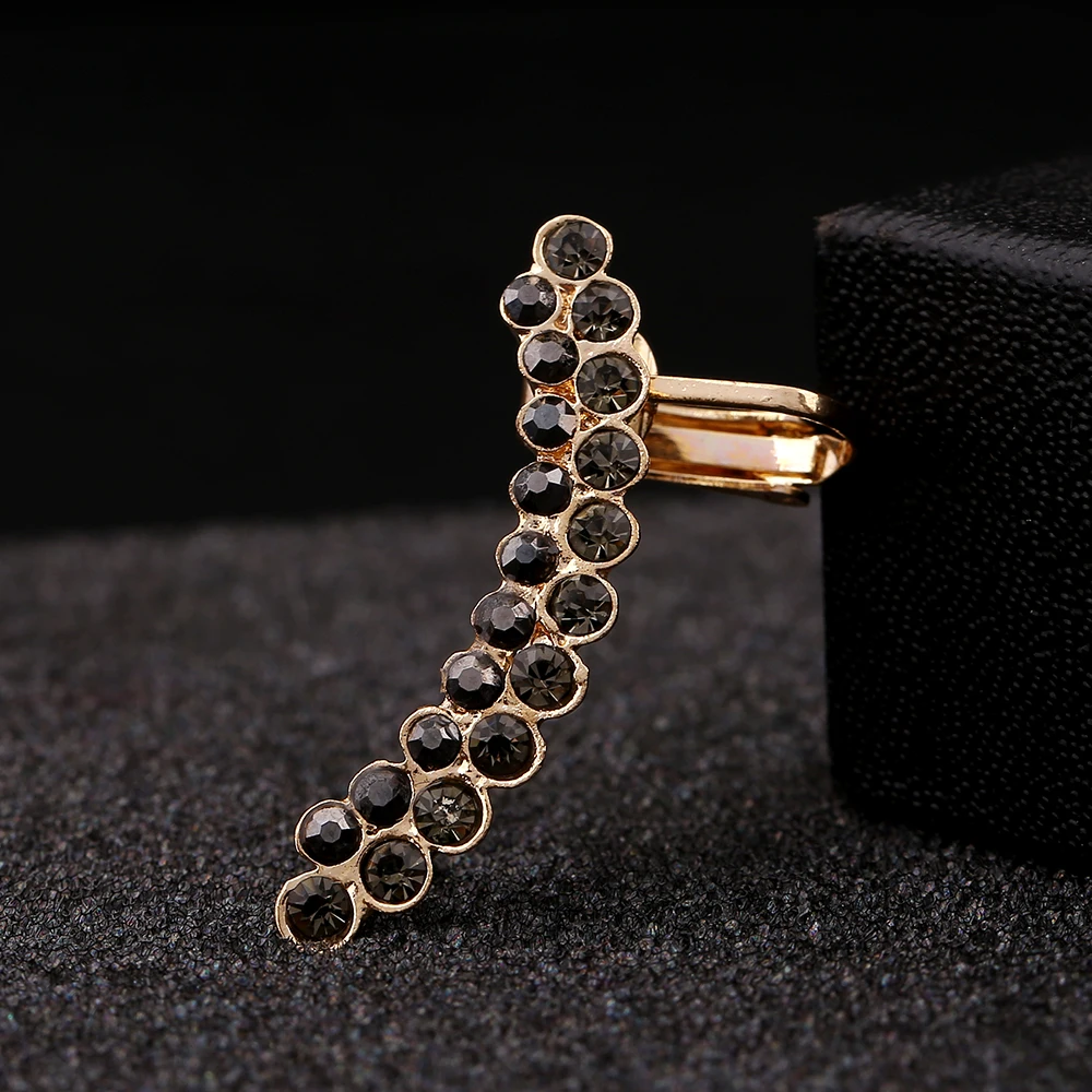 ZLDYOU ювелирные изделия в стиле панк подарок для женщин левое ухо двойной ряд