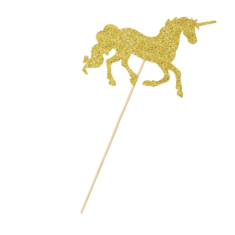 10 шт./компл. вечерние реквизиты для фотостудии с единорогом радуги первого дня