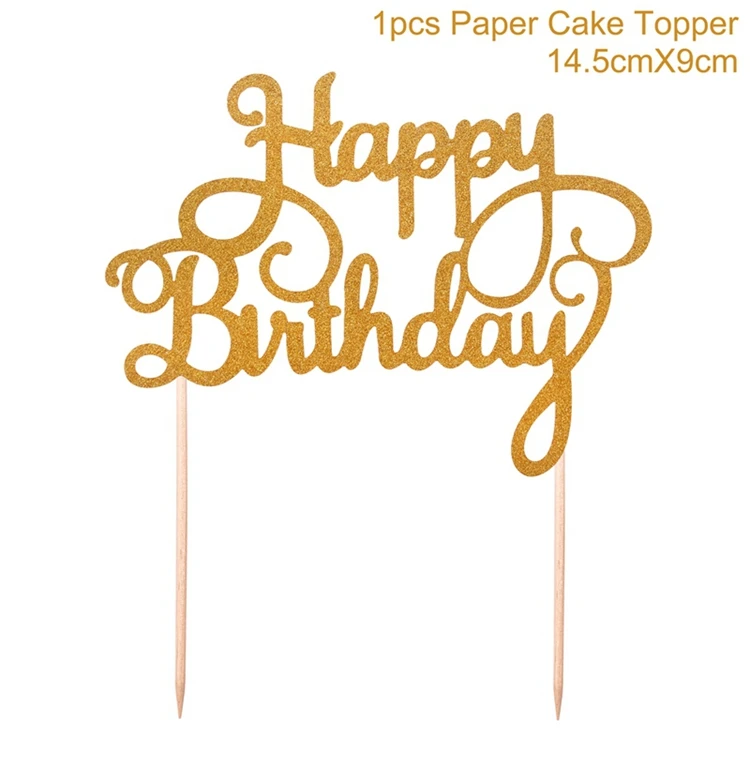 cake topper 4 Фламинго Топпер для торта с днем рождения украшения для детей Фламинго Топпер для кекса инструмент для украшения торта с днем рождения украшение для вечеринки - Цвет: cake topper 4