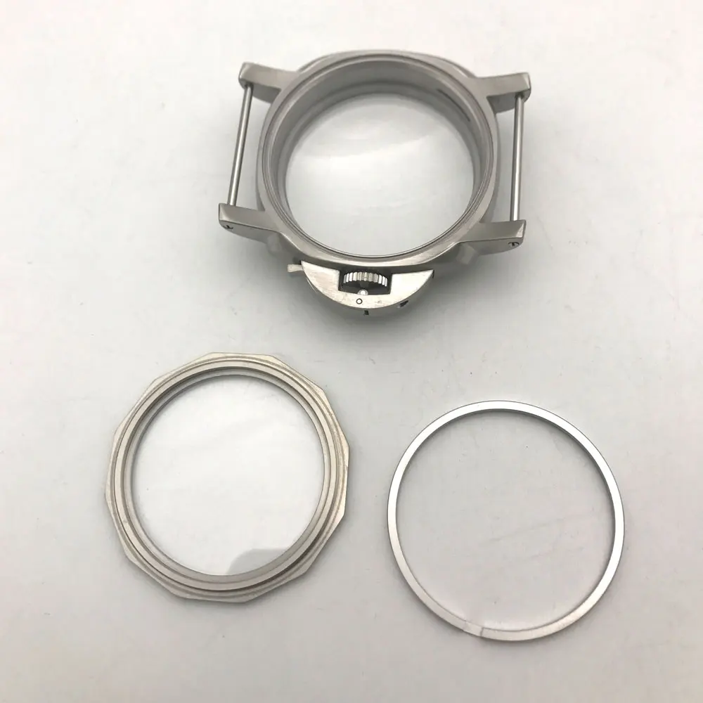 47 мм чехол для часов ETA 6497/6498 ST3620 механизм PAM 316l чехол из нержавеющей стали 47-10