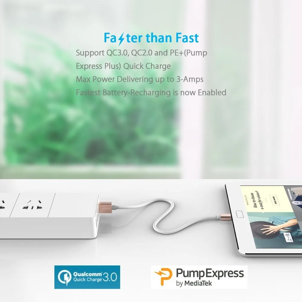 AIFFECT 2 шт 5 футов Высокоскоростной микро B кабель алюминиевый USB Micro для