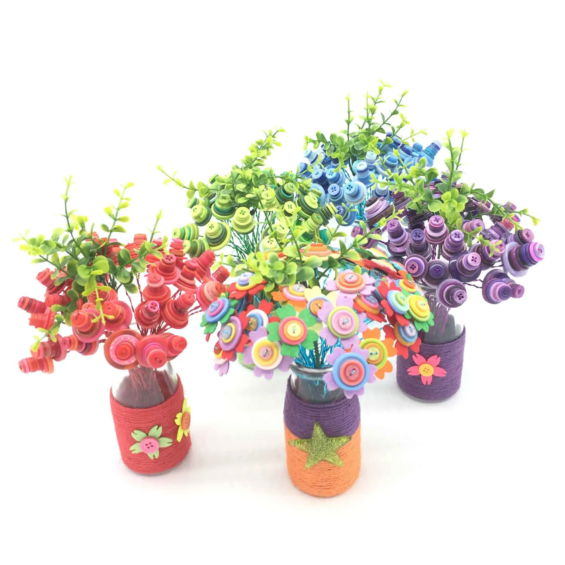 50 шт. 4 отверстия смешанного Размеры круглые кнопки для рукоделия пуговицы шитья