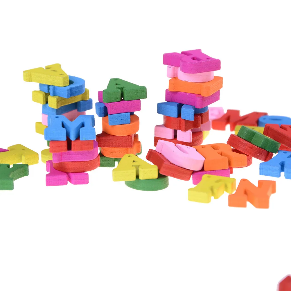 Развивающая и обучающая игрушка TOYZHIJIA красочные деревянные буквы для малышей