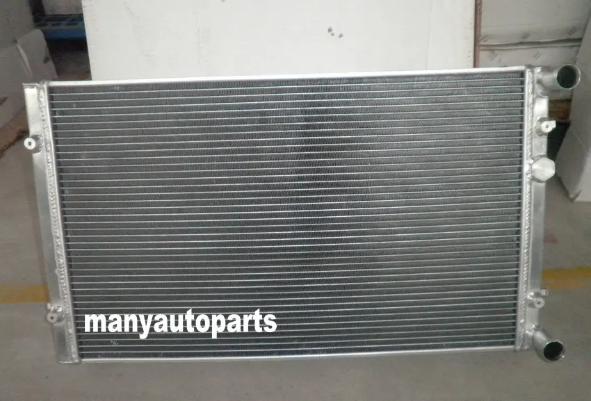 Алюминиевый радиатор + вентилятор для 99-10 Volkswagen City Golf MK4 BORA 1J/AUDI A3 TT/Seat Leon/TOLEDO Octavia 1 8