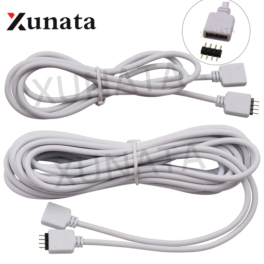 0 3 м 1 2 5 4 PIN RGB Светодиодная лента Разъем удлинитель Кабель провод световая полоса