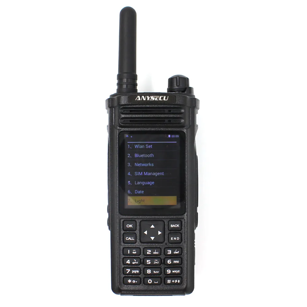 Anysecu 3g сетевое радио HD6800 с wifi walkie talkie WCDMA GSM работает платформой Zello Real ptt|Рации| |