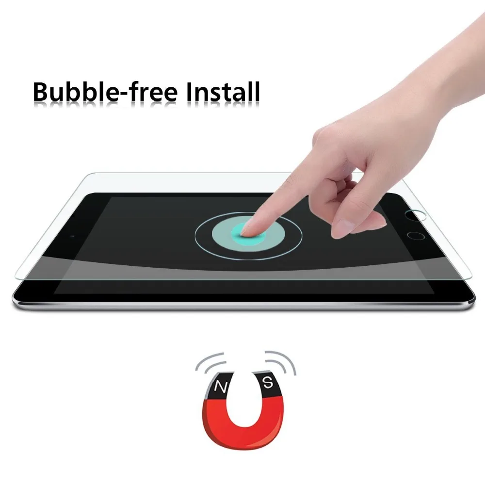 Для нового iPad 2017 9 7-дюймовый Полноэкранный протектор из закаленного стекла